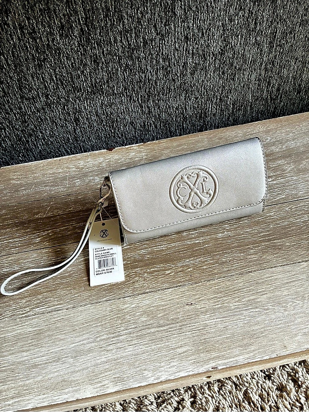 CXL by Christian Lacroix Park Smooth Small Clutch Wristlet Clutch Wristlet